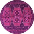 thumbnail image 1 of Ahgly Company Indoor Round Persian Pink Traditional Area Rugs, 3' Round, 1 of 4
