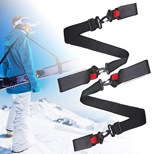 Ski Carry Strap Holder Accessories Adjustable 6pk Ski Straps for Carrying 