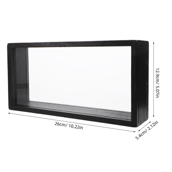 GOOHOCHY Black Wood and Acrylic Shadowbox Frame for Pressed Flowers Kids Artwork Home Decor 4.5 x 6.5 inches