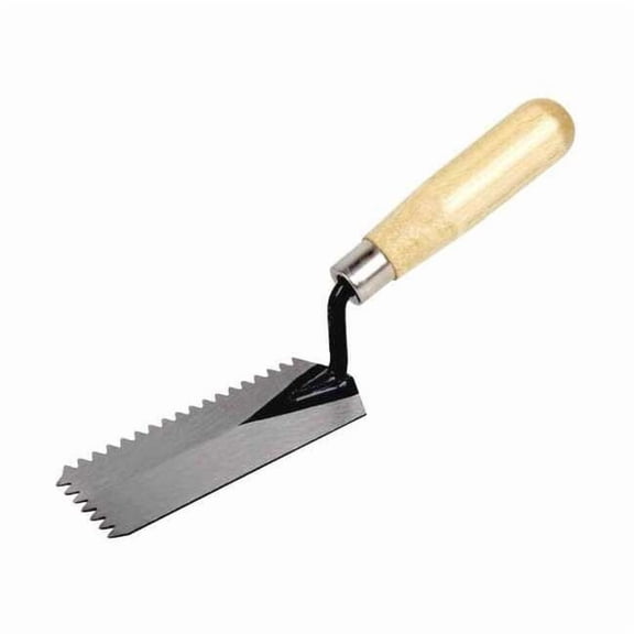 Westward Margin Trowel,2-Sided,6x2,Hard Grip  13A581