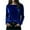 13# Blue, variant on Huankd 2026 New Velvet Tops for Women Dressy Vintage Long Sleeve Shirts Loose Fit Velour Blouse Crewneck Solid Holiday Party Fashion Light Brown S
