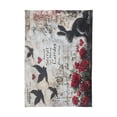 thumbnail image 2 of YAZAOO Square Tablecloth Oil Rabbit Painting Pattern Tableclothes, 2 of 9