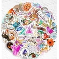 thumbnail image 4 of 150 Bohemian graffiti stickers sun butterfly stickers, 4 of 5