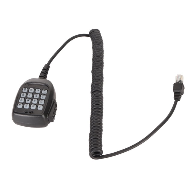 2 Way Radio Handheld Speaker Mic, Radio Hand Microphone Easy To Use Universal for Security for Studios