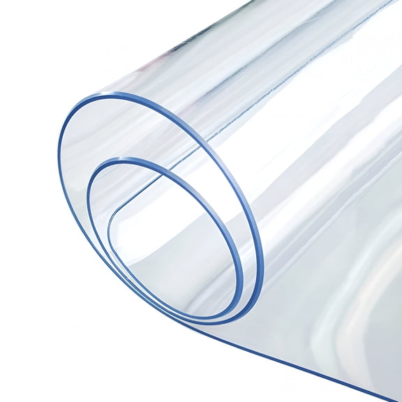 AUQ Clear Pvc Table Protectors Table Cover for Kitchen Office 1Mm/1.5Mm/2Mm/3Mm Thick