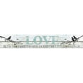 thumbnail image 3 of Robinson, Carol 24x7 Black Modern Framed Museum Art Print Titled - Shiplap - Love, 3 of 5