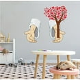 thumbnail image 2 of RELIGION - Adhesive Bedroom Art Vinyl Decoration Tree Of Love Holy Hands Of God Jesus Christ Religious Image Design Easy To Apply Wall Decal - Home Living Room Multicolored Wall Sticker 40" x 36", 2 of 3