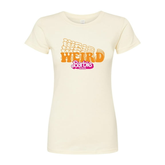 Barbie The Movie - Stacked Weird Barbie - Juniors Fitted Graphic T-Shirt