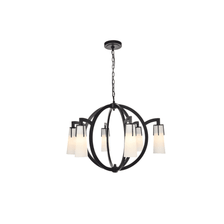 Elegant Lighting 1542d36 Harlow Nights 6 Light 36 Wide Globe This On Opens A Dialog That Displays Additional Images For Product With The Option To Zoom In Or Out