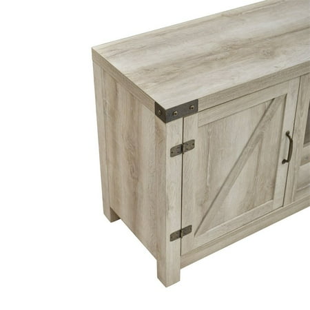tv fireplace barn oak stand door