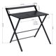 thumbnail image 4 of Escritorio para Computadora FurnitureR Plegable con Estante Negro Tamaño L81.5 * W61 * H83cm, 4 of 8