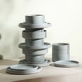 thumbnail image 4 of Stone Lain Bao 12-Piece Dinnerware Set Stoneware, Blue-Grey, 4 of 6