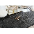 thumbnail image 3 of Marilyn Monroe Opulence Shag Collection Area Rug - Silver Screen (7' x 10' Rectangle Slate), 3 of 9