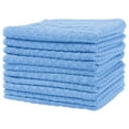 thumbnail image 1 of REGALWOVEN Paño de limpieza de microfibra de tejido waffle, absorbente y de secado rápido, toallas de cocina sin pelusa para lavar platos, azul 12" x 12" 10, 1 of 7