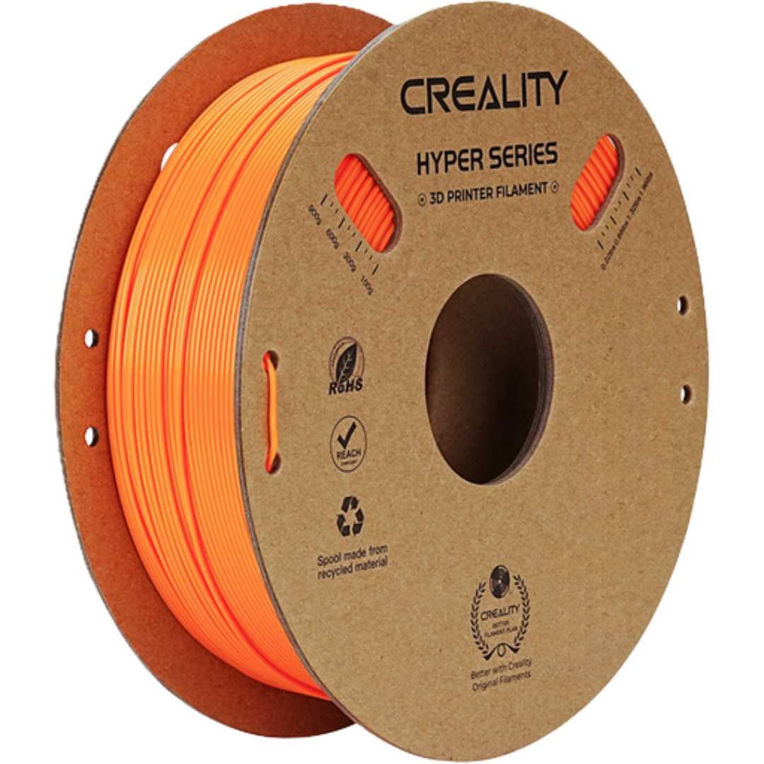 Creality Hyper PLA 3D Printer Filament 600mm/s High-Speed +/-0.03mm For Creality K1 Max Ender-5 S1 Anycubic Prusa Bambu Orange 1 Unit per pack