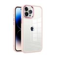 thumbnail image 1 of Entronix Funda Transparente para iPhone 11 Pro Max: Carcasa con Marco Cromado, Color Rosa, 1 of 7
