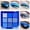 Blue, variant on 9-Pan 9-Color Eyeshadow Palette - 1 Palette, Blue Goblin 9 Color Shadow Plate Easy Coloring Anti Sweat Excellent Quality Makeup Lasting Makeup, Easter, St. Patrick'S Day, Wedding, Makeup Organizers
