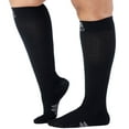 thumbnail image 6 of Women and Mens Opaque Compression Socks 20-30mmHg for Travel - Black, X-Large, 6 of 11