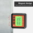 thumbnail image 4 of Protractor Digital Level Angle Gauge Meter Electronic Protractor Inclinometer With Magnetic Base LCD  Level Box Angle Finder Gauge, 4 of 6