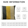 thumbnail image 5 of Nawypu  Retro Boho Textured Accent Mid Century Throw Pillow Covers Modern Vintage Minimalist Geometric Decorative Abstract Pillowcase for Sofa,Brown Black and Gray, 5 of 5