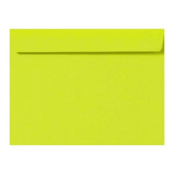 LUXPaper 9 x 12 Booklet Envelopes, Wasabi, 500/Pack