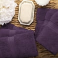 thumbnail image 4 of Premium Egyptian Cotton Highly Absorbent Assorted 6-Piece Plush Towel Set - 13" x 13", 4 of 6