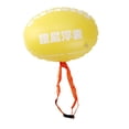 thumbnail image 3 of Boya de natación de PVC grueso y ligero de colores brillantes para adultos amarillo, 3 of 9