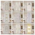 thumbnail image 2 of Pegatinas de puerta de papel tapiz 3D autoadhesivas, Mural de estilo europeo de PVC para dormitorio, nevera, cubierta de puerta entera, carteles de decoración del hogar y gabinete, 2 of 5
