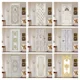 thumbnail image 2 of Pegatinas de puerta de papel tapiz 3D autoadhesivas, Mural de estilo europeo de PVC para dormitorio, nevera, cubierta de puerta entera, carteles de decoración del hogar y gabinete, 2 of 5