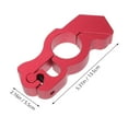 thumbnail image 2 of unbranded  Horn Lock Throttle Moped Locks Motor Motorcycle Rotor Bike Red, 2 of 8
