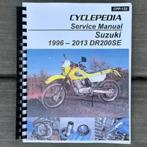 1996-2013 Suzuki DR200SE DR200 DR 200 Dual Sport SERVICE & REPAIR MANUAL