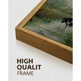 thumbnail image 4 of Drsoum 20x40in Natural Framed Vintage Landscape Large Canvas Wall Art Cow Farm Classic Wall Prints Modern Farmhouse Bathroom Office Decor, 4 of 6