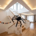 thumbnail image 6 of PYURTEP Halloween Giant Spider 29 inch, Voice Automatic Crawling Plush Spider, Scary Spider for Outdoor Indoor House Party Yard Halloween Decor, 6 of 7