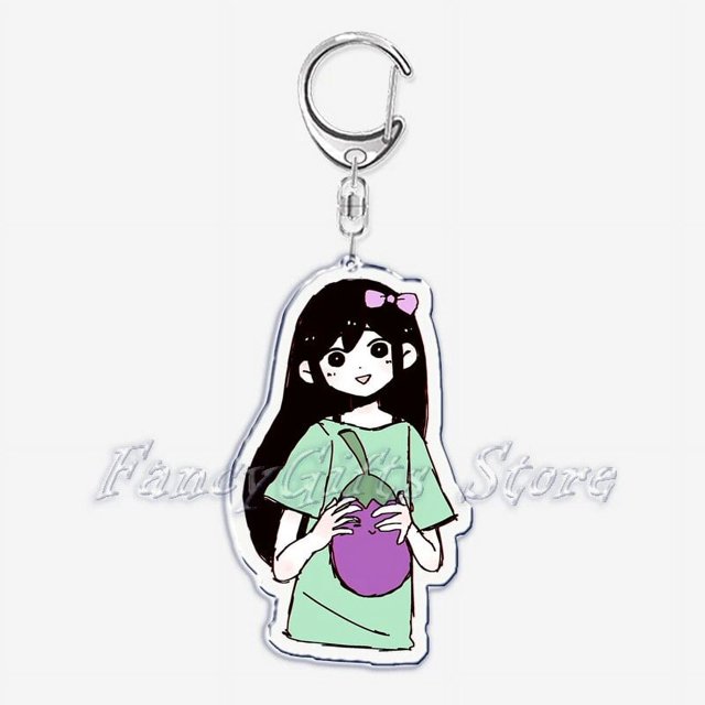 Llavero Omori de juego Popular, accesorio para bolso, colgante soleado, llaveros, joyería, regalos para estudiantes