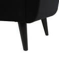 thumbnail image 4 of Jennifer Taylor Home Duff Mid-Century Modern Entryway Storage Bench Black, 4 of 10