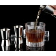 thumbnail image 4 of Medida de alcohol 25 ml 50 ml, Jigger doble de acero inoxidable, Jigger de ginebra con alcohol Craft Taza medidora de bebidas dobles para bar, fiesta, vino, cóctel, coctelera, 4 of 5