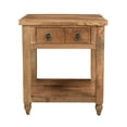 thumbnail image 2 of Coast To Coast Imports Crossroads Natural Millstone One Drawer End Table, 2 of 5