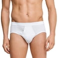 thumbnail image 3 of SCHIESSER para hombre Pack de 4 calzoncillos  - canalé fino, calzoncillos deportivos, Cotton Essentials Blanco/Azul L (Large), 3 of 7
