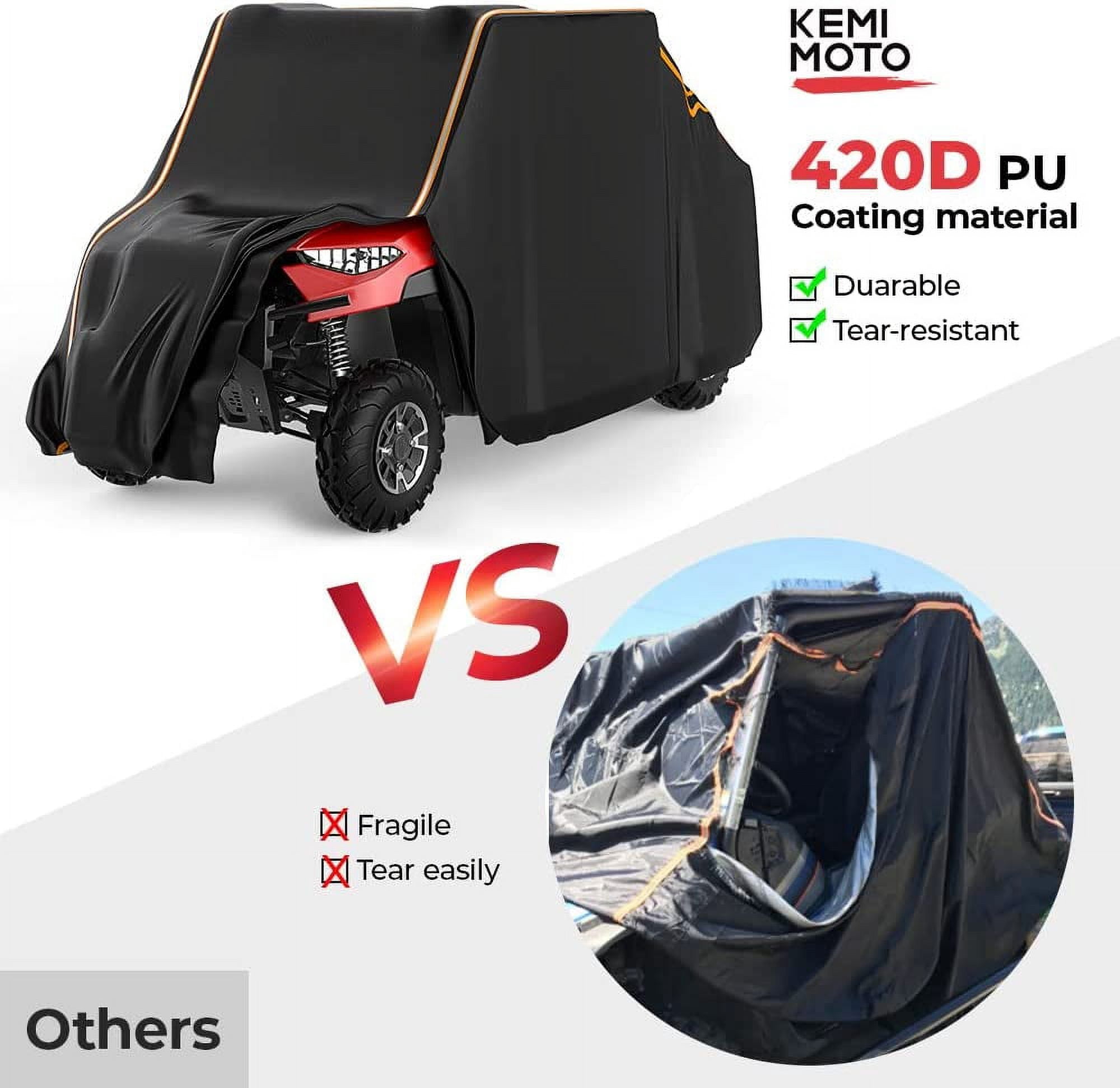 UTV Vehicle Storage Cover 4 Seat 420D Waterproof for Polaris Ranger Crew General 4 1000 RZR XP 4