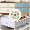 thumbnail image 5 of 4 Pieces Set Drawer Pulls Handle Square Wardrobe Cabinet Knobs with Stainless Steel Screws Furniture Kitchen Decor, 5 of 5