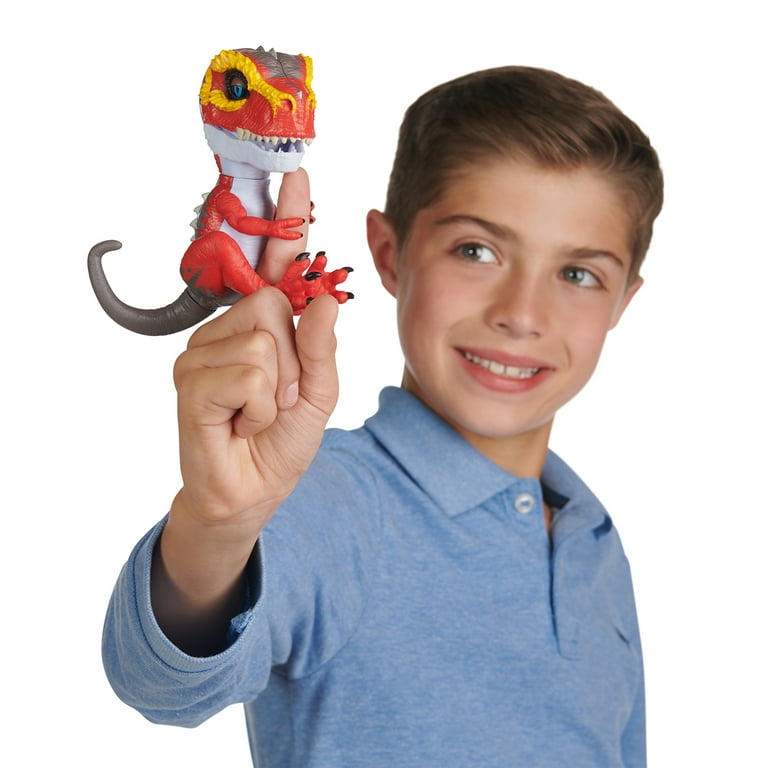 WowWee Fingerlings Untamed T-Rex - Ripsaw - red