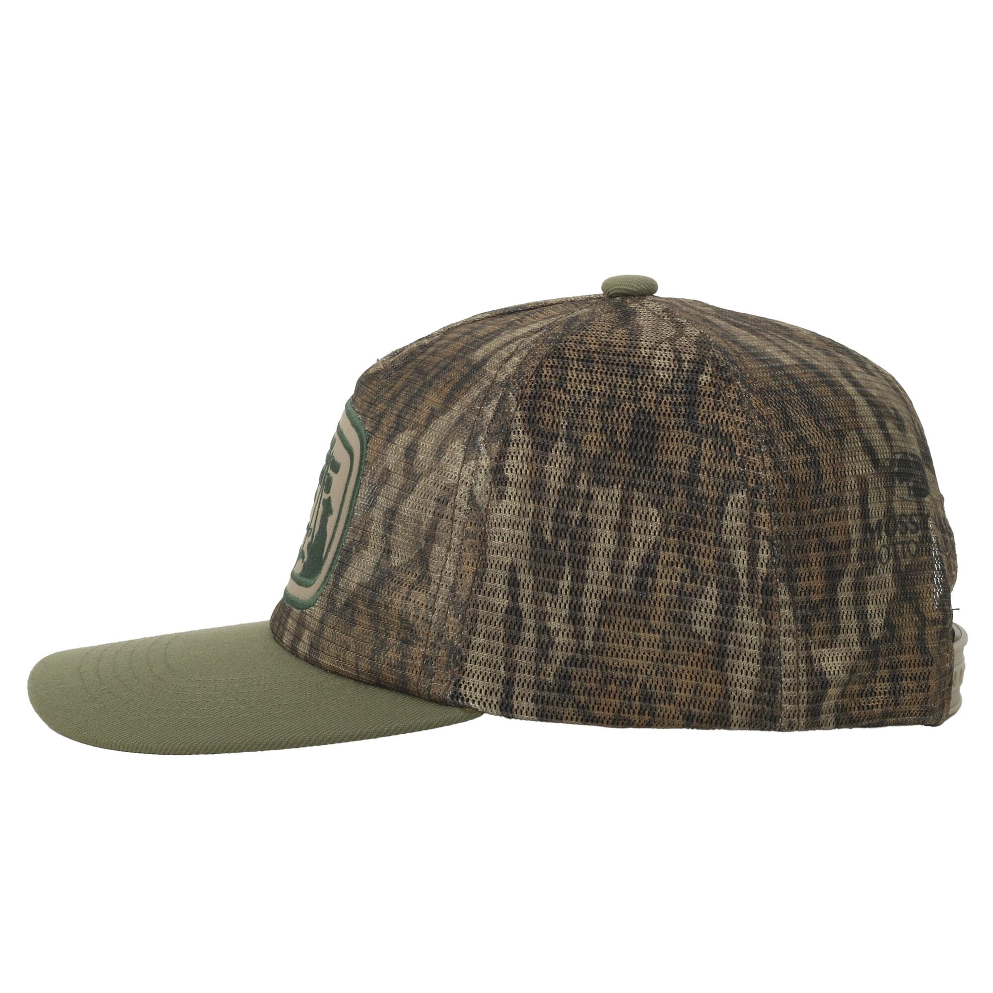 Mossy Oak® New Bottomland Fishing Cap – Unstructured Mesh Back, Flat Bill, One Size