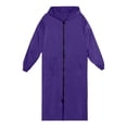 thumbnail image 6 of Womens Plus Size Waterproof Long Raincoat Lightweight Full Zipper Hooded Windbreaker Poncho With Pockets, 6 of 6