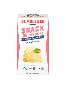 Bumble Bee Snack On The Run Salmon Salad with Crackers Kit, 3.5 oz