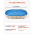 thumbnail image 6 of VEVOR 12 x 24 ft Oval Pool Liner, Overlap Style Above Ground Pool Liners, 48-to-54inch Wall Height, Durable Pool Liner, Standard Gauge Vinyl, for Steel Sided Above-Ground Swimming Pools, 6 of 9