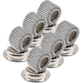 thumbnail image 1 of 6 Pieces of Powerful Magnetic Pen Holder with Adjustable Spring Coil in Stainless Steel Refrigerator, 1 of 4