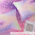 thumbnail image 6 of PERFEMET 3-Piece Bedding Set Twin Size for Girls Kids Teens,Purple Pink Gradient Tie-Dye Starlight Bedding Set for All Season, 6 of 6