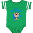 thumbnail image 3 of Inktastic I'm the Little Brother with Cute Monkey Boys Baby Bodysuit, 3 of 5