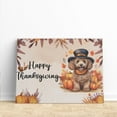 thumbnail image 3 of Happy Thanksgiving Poodle Welcome Thankful Fall Autumn Pumpkin Horizontal Matte Canvas Poster Poodles Dog Lover Gifts Idea Wall Art Home Decor - 02021, 3 of 5