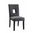 thumbnail image 1 of Chaise d'Appoint en Bois&44; Gris & Noir - Lot de 2, 1 of 1